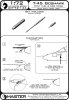 Master AM-72-144 T-45 Goshawk - Pitot Tube & Angle Of Attack probe 1/72